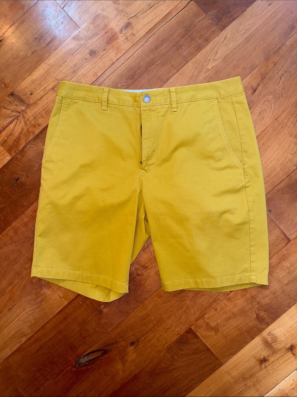 Bonobos Stretch Washed Chino Shorts - 34x9 in Bengal Brass - Standard Fit